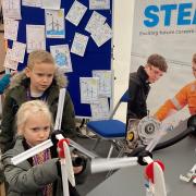 Children enjoying an early introduction to offshore wind at this year’s Norwich Science Festival in September in Vattenfall’s sponsored marquee