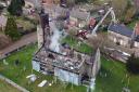 Firefighters tackled a blaze at the 11th century St Mary\'s Church in Beachamwell, near Swaffham, Norfolk.