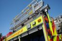 Fire crews attended after a light aircraft crashed