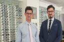 Cousins Matthew Conway, left and Ben Conway, right, co-directors of Dipple and Conway Opticians.