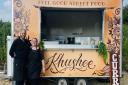 Simon Blackwell and Celine Baxter outside the Khushee Street Food van, which is pitching up across Norfolk.