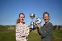 New Norfolk Ladies' champion Abigail O'Riordan (left) pictured at Hunstanton with the player she beat in the final, Karen Young Picture: CHRISSIE OWENS