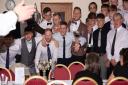 Swaffham Town players and officials in a happy mood at the club's presentation evening Picture: EDDIE DEANE