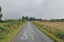 The woman crashed into a tree on the B1077 near Carbrooke