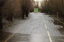 Road closed after rising river levels cause flooding in Norfolk