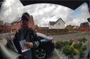 David Wickerson filmed removing a rivals' leaflet from a letterbox
