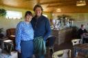 Lynn Chambers-Dowe and Trevor Dowe, owners of Chestnuts Coffee in Fundenhall Picture: Denise Bradley
