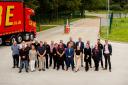 The Ge-Be Transport team outside their new Swaffham site
