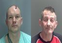 Murderers Jamie Crosbie, left, and Nigel Malt were both jailed this month