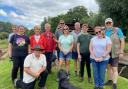 Cllr Peter Wilkinson, Chairman of Breckland Council, led a summer walk around Narborough to help raise over £460 for Swaffham & Litcham Home Hospice