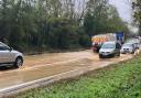 Part of the A47 in Norfolk was flooded. File photo of floodwater at the A47 near Honingham