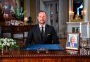 Norway’s King Haakon at the palace in Oslo (Heiko Junge/AP)