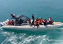 The passenger vessel capsized off the coast of Girne, in the Turkish-occupied northern part of Cyprus (DHA via AP)