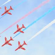 Make sure to have your eyes to the skies this week to spot the Red Arrows in Norfolk.