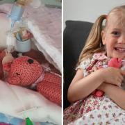 Demi Thanopoulou, who was born weighing less than a pound, turns five this month