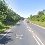 The A47 near Swaffham