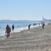 Another heatwave hits the area. Visitors soak up the sun in Great Yarmouth.