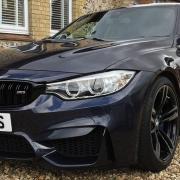 A dark blue BMW was stolen from outside a home on Norwich Road in Dereham