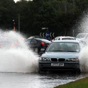Heavy rain has hit Norfolk.