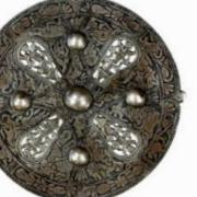 Early Medieval silver and niello brooch from Great Dunham, Norfolk c. AD 800- 900. Picture: The Trustees of the British Museum