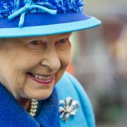 Queen Elizabeth II smiles as she opens Newtongrange railway station, on the day she becomes Britain's longest reigning monarch. Picture: Ian Rutherford/PA Wire