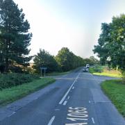 Brandon Road near Swaffham is closed following a crash