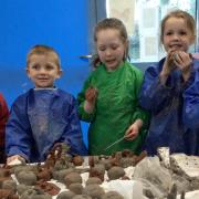 The children of Swaffham Church of England Primary Academy have been busy working with Swaffham Heritage to create clay artwork