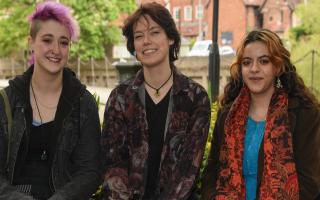 NUA students KP Gill, Lois and Nadia Maria who have opened up about their experience with depression and antidepressants