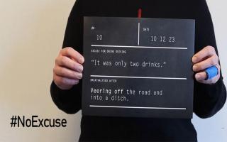 The #NoExcuse campaign will see every driver police speak to breathalysed