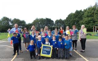 Staff and children at Caston Church of England Primary Academy celebrated its Ofsted report which has been recognised as ‘good’